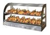 Expositor caliente 80EX SMC para pollos con cajón para trocear