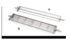 multi-position grill blade for rotary rotisseries MCM (B)