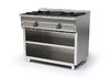 Cocina modular a gas serie 550 Mundigas M-900/2E con dos estantes **