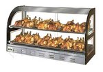 Expositor caliente EX-SMC de MCM para pollos con cajón para trocear **