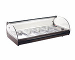 Heated displayer with bain-marie MCM EXBM4-1/3 - 4 trays **